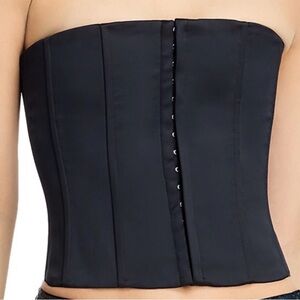 GUIZIO Black Strapless Corset